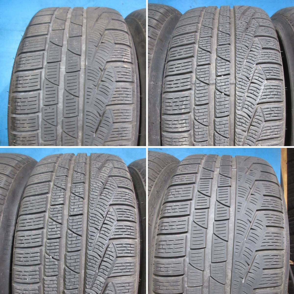 BMW M6 PIRELLI SOTTOZEROWINTER270 255/35R20 20X9.0J ET35 5H120 4本 №06244 室内保管 スタッドレス冬タイヤ 社外アルミ BMW 他_画像8