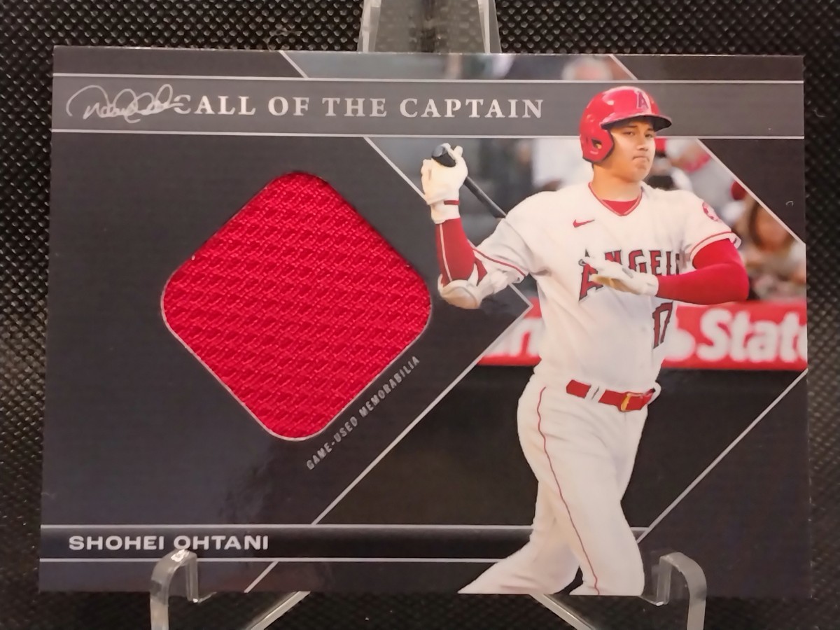 大谷翔平 ジャージ 125枚限定 黒【2022 TOPPS DEREK JETER CALL OF THE CAPTAIN RELICS #28 SHOHEI OHTANI】 WBC 侍ジャパン エンジェルス_画像1