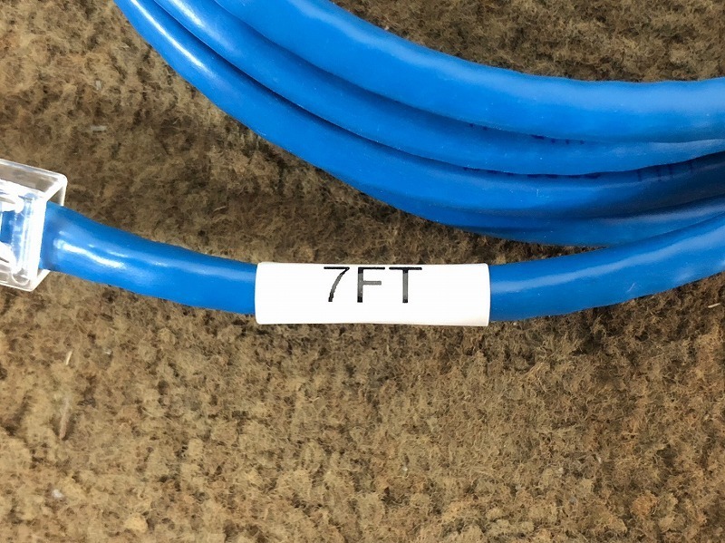 【米軍放出品】☆未使用品 LANケーブル CAT6 パッチコード 213cm(7フィート) 150本 ネットワークケーブル (120) ☆CJ17BA_画像6