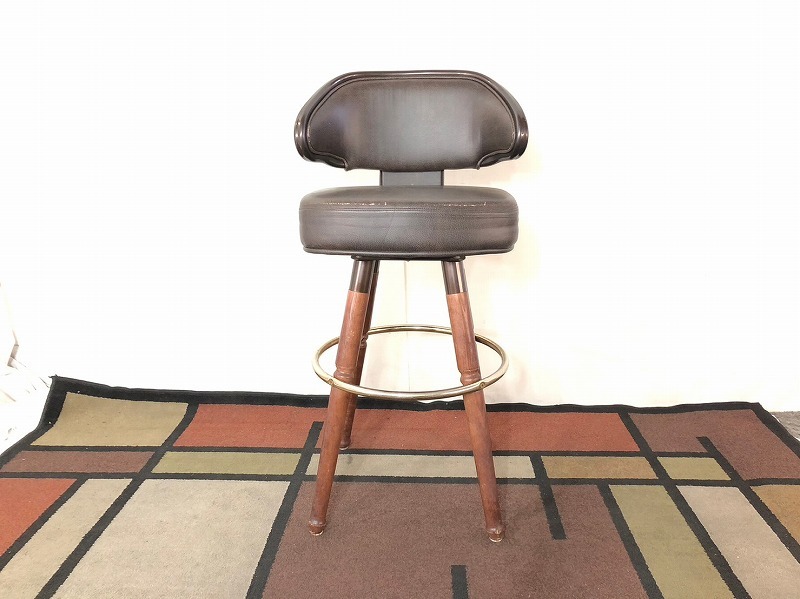 【米軍放出品】☆スイベルスツール イス 椅子 1脚 カウンターチェア 回転いす カフェ バー ダイニング Gasser Chair(220)☆BJ23IM-W#23_画像2