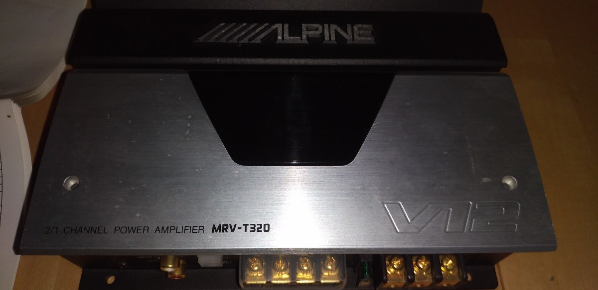 アルパイン パワーアンプ 2ch ALPINE MRV-T320_画像2