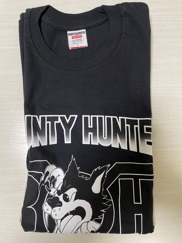 国内正規新品 L 23AW Supreme Bounty Hunter Wolf Tee Black シュプリーム バウンティ ハンター ウルフ  Lサイズ ブラック