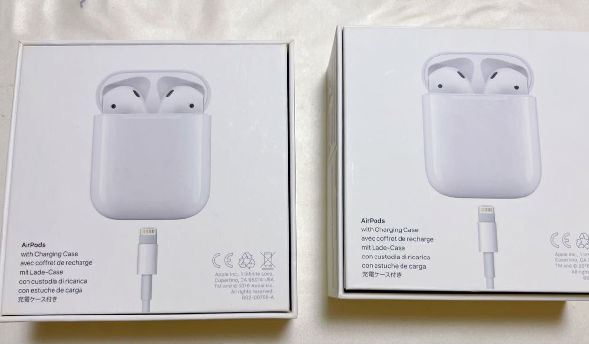 Apple AirPods MMEF2J/A 付属品 箱 2つ (箱のみ)