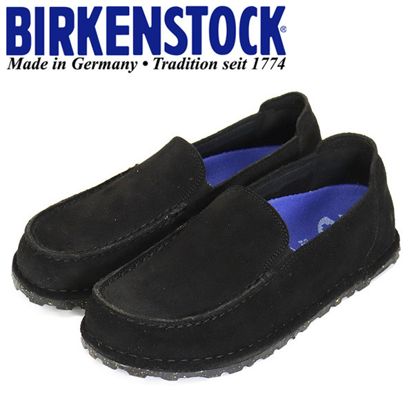 BIRKENSTOCK ( Birkenstock ) 1026099 UTTI SLIP ON SUEDE LEVE suede leather slip-on shoes BLACK narrow width BI293 39- approximately 25.0cm