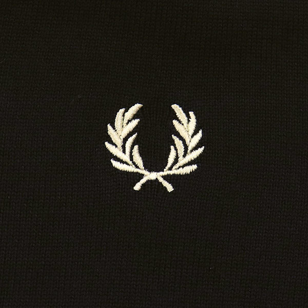 FRED PERRY (フレッドペリー) K9600 CLASSIC V NECK JUMPER Vネック セーター FP522 198BLACKXL_FREDPERRY