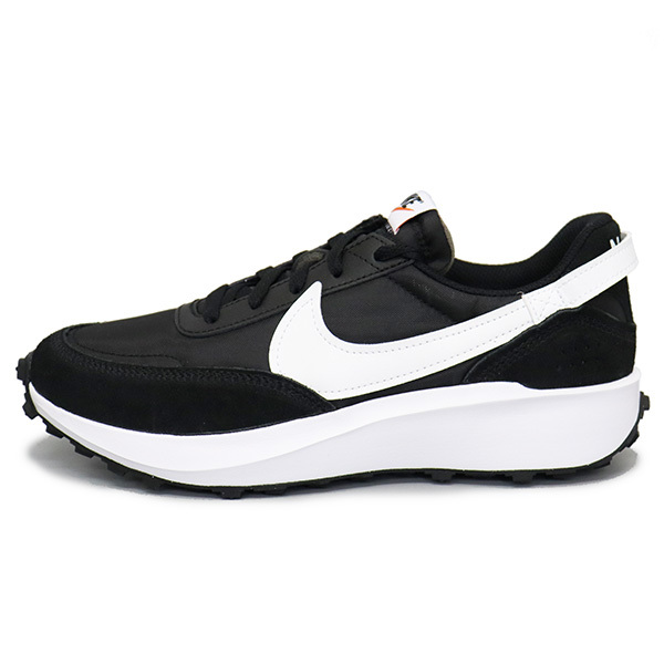 NIKE (ナイキ) DH9523 ウィメンズ ワッフル デビュー レディース スニーカー 002 ブラックxホワイト NK628 23.5cm_NIKE