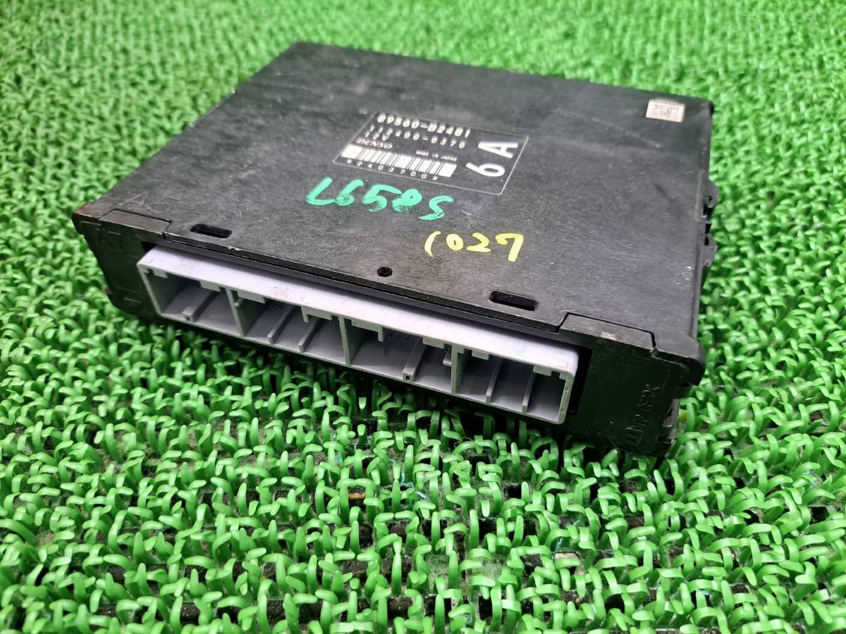 送料520円　6A　ダイハツ　ミラジーノ　L650S　エンジンコンピューター ECU CPU 89560-B2481 / 112400-0370_画像2