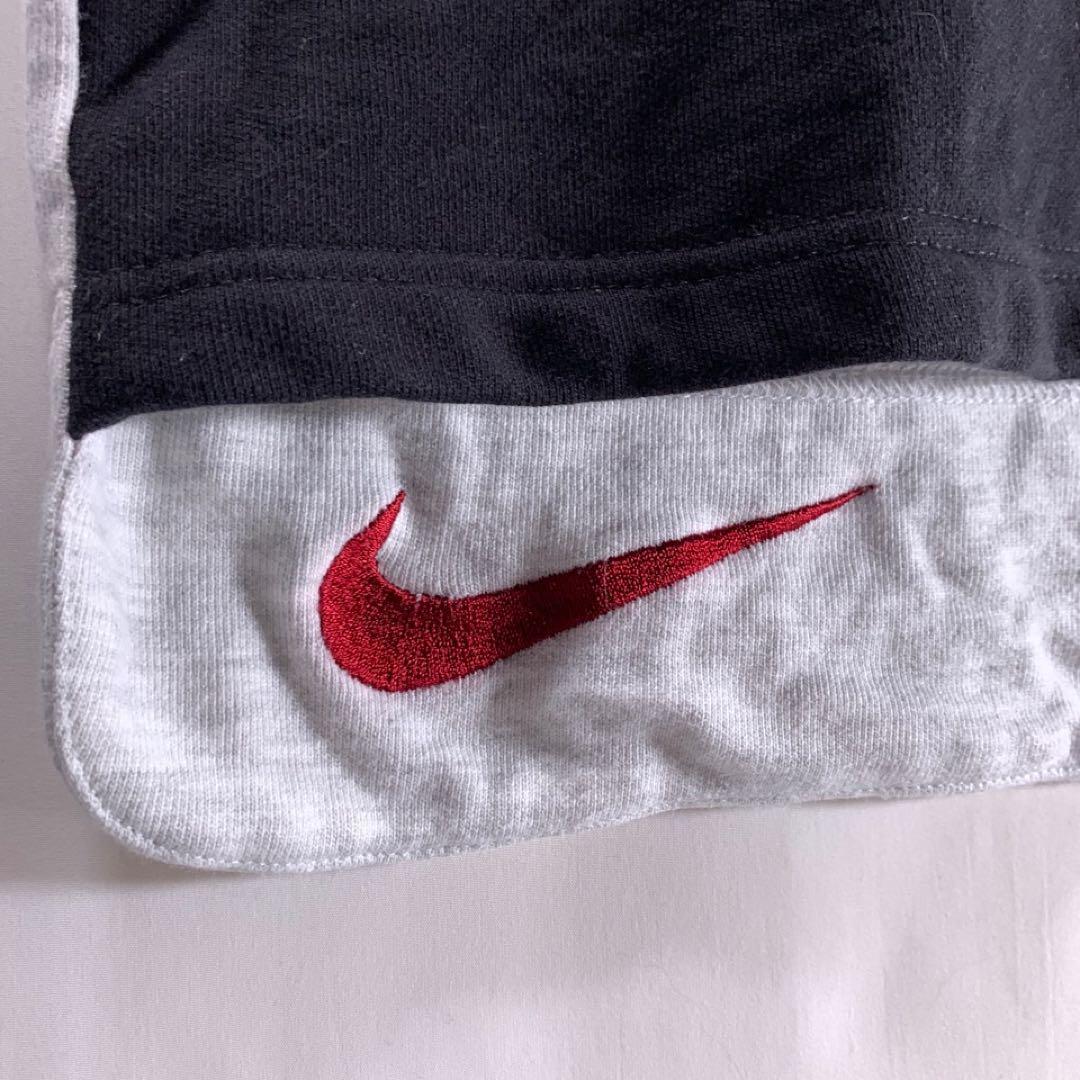 90s 古着 NIKE 銀タグ 白タグ ハーフジップ スウェット 背面刺繍ロゴ