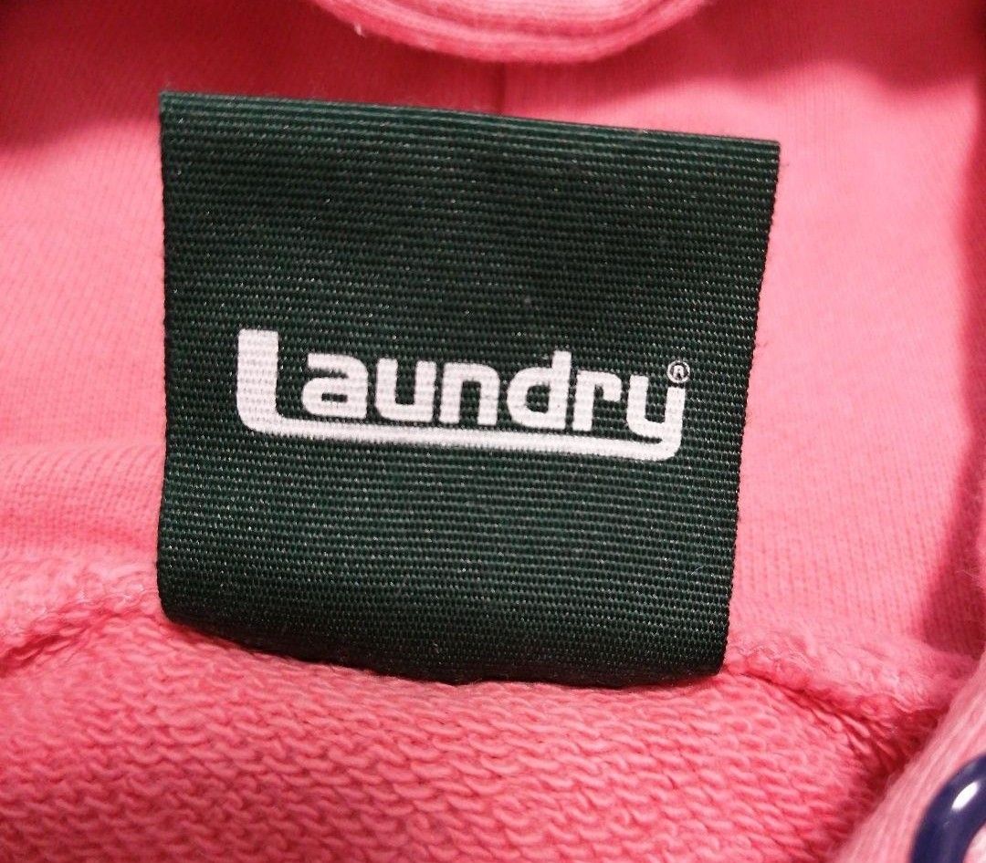 【Laundry】パーカー　100  ピンク　女の子　男の子 スウェットパーカー フード付きトレーナー