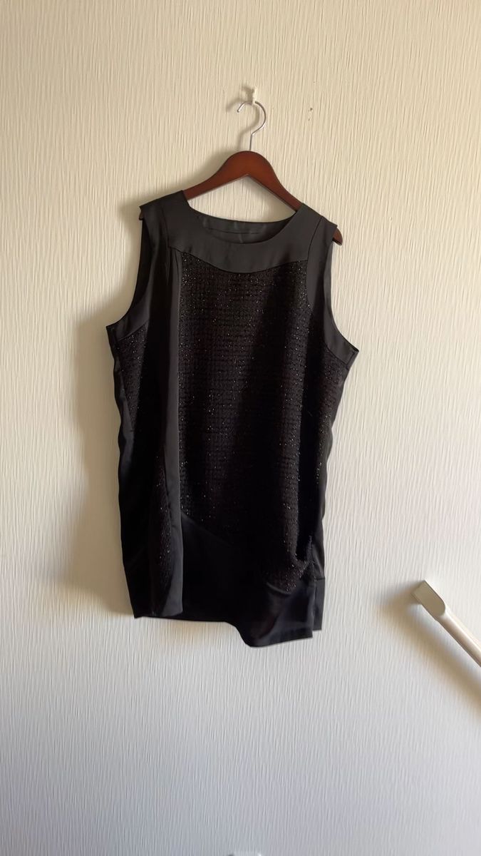 (新品)異素材ワンピース*ジャンパースカート