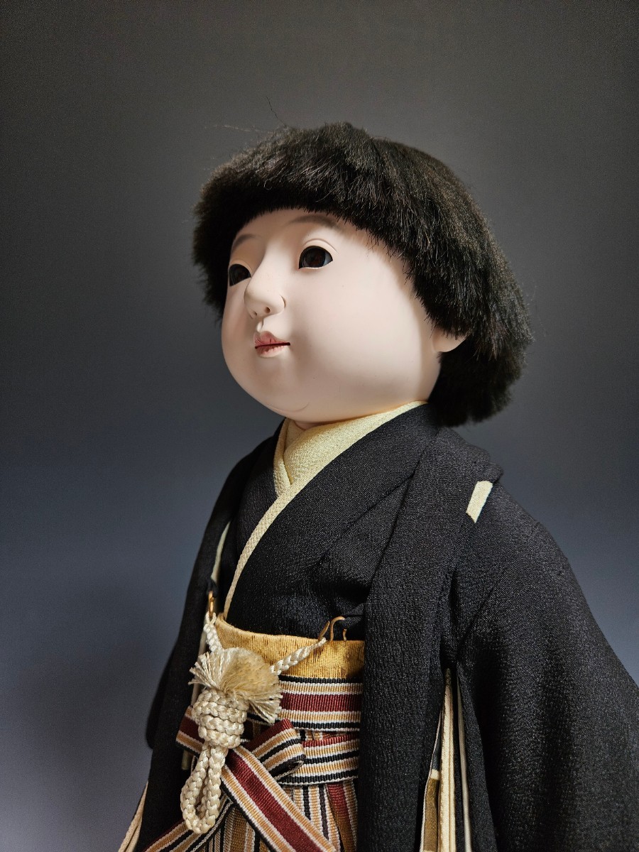 古い市松人形 光龍斎 瀧澤 可愛らしい 市松人形男の子 市松人形 日本