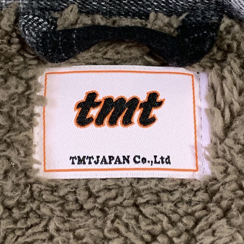 TMT 21AW 裏地ボア チェック ネルシャツ ジャケット SCOTCH NEL CHECK BOA SHIRT Mサイズ_画像8