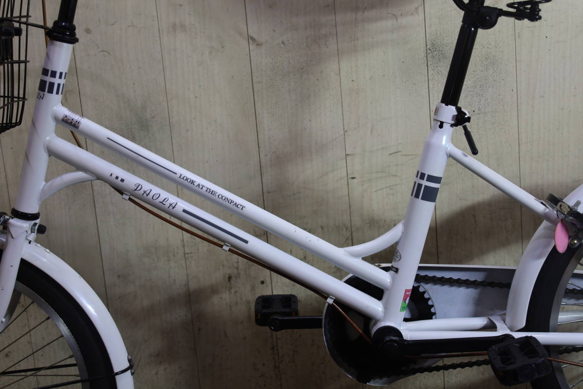 人気美品！SAKAMOTO製DAOLA 20型 シマノ6速 LED仕様 minivelo_画像4