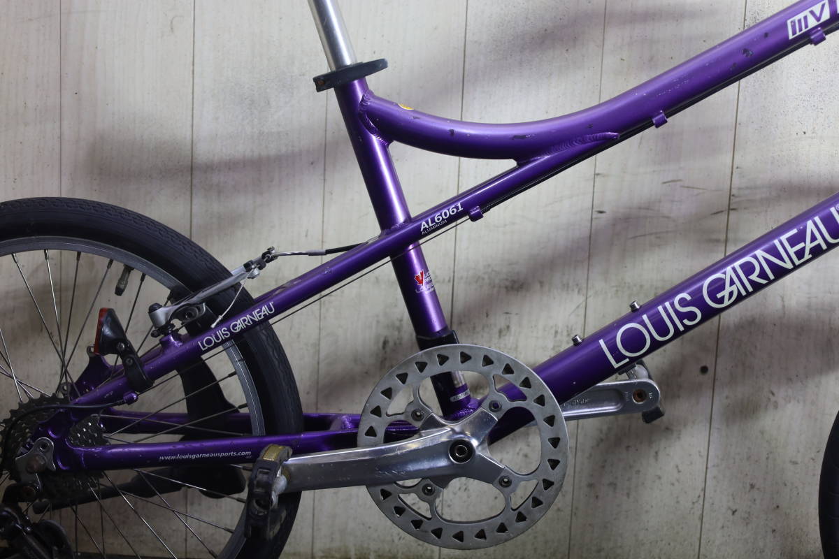 人気良品！LOUIS GARNEAUルイガノ LGS-MV1 20型 アルミ シマノ7速 370mm minivelo_画像9