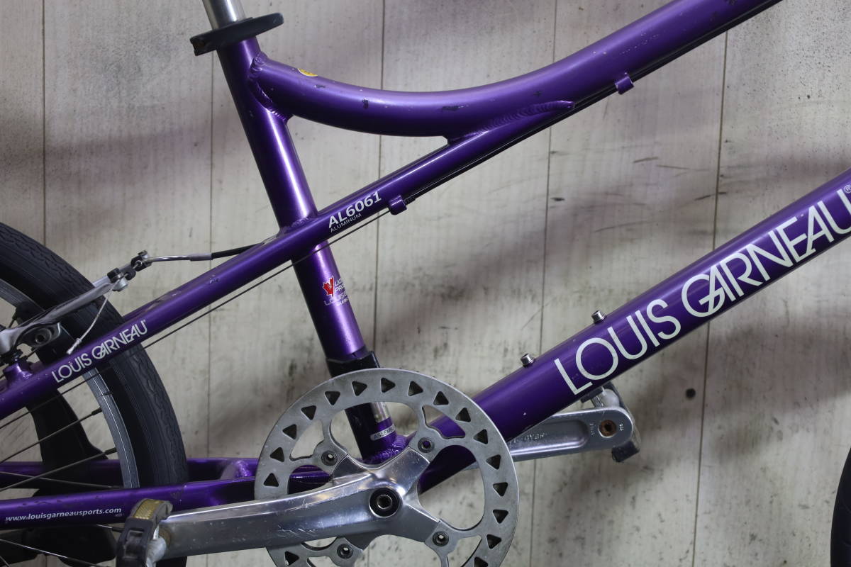 人気良品！LOUIS GARNEAUルイガノ LGS-MV1 20型 アルミ シマノ7速 370mm minivelo_画像8