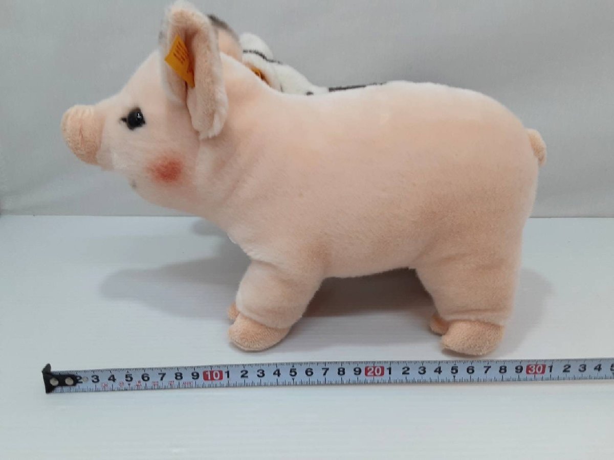 ☆美品☆ １円～　Steiff　シュタイフ　ぬいぐるみ　２体セット　豚　ブタ　ピッグ　約３０センチ　テディベア　動物_画像6