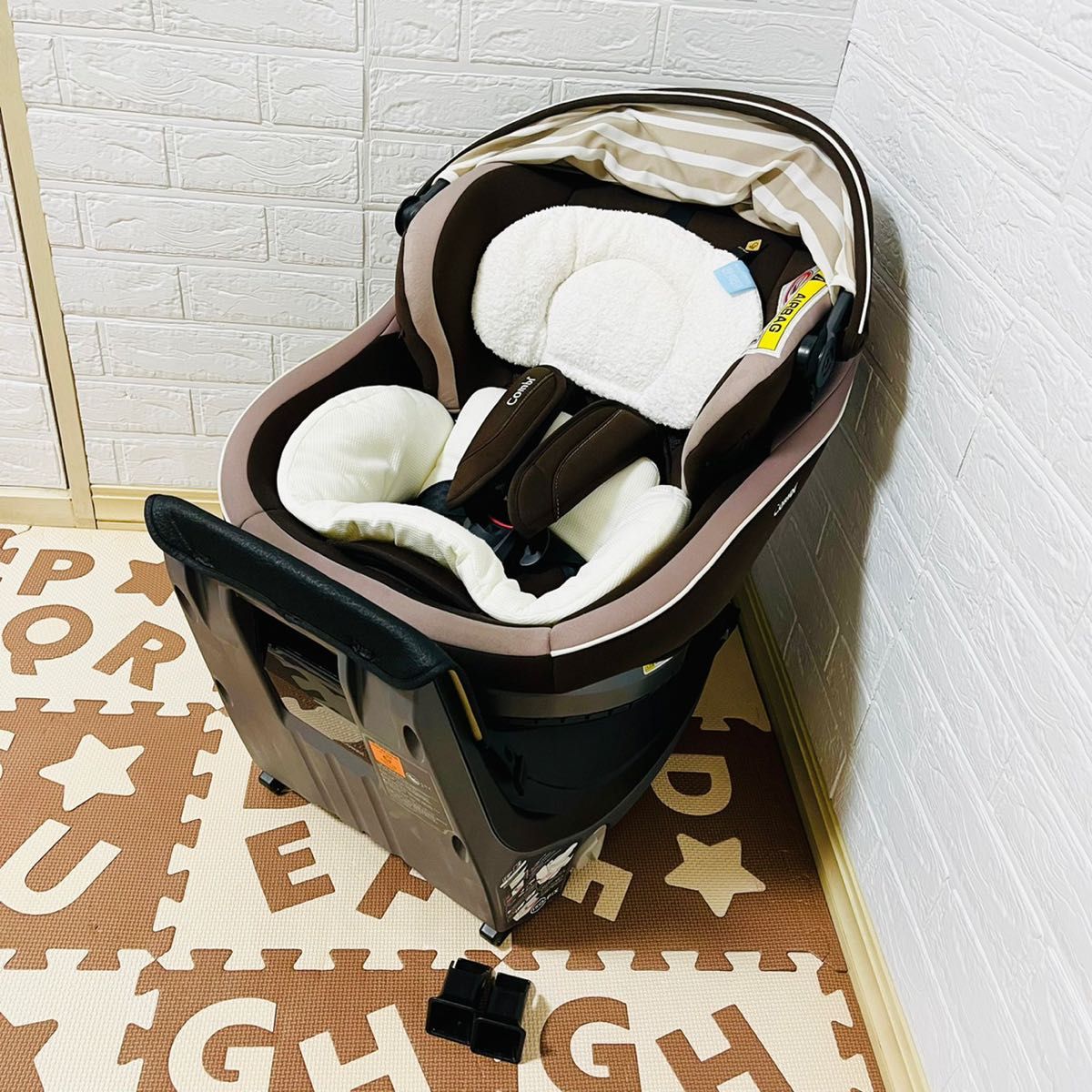【☆極美品☆】コンビ☆チャイルドシート☆クルムーヴスマートisofix☆ブラウン