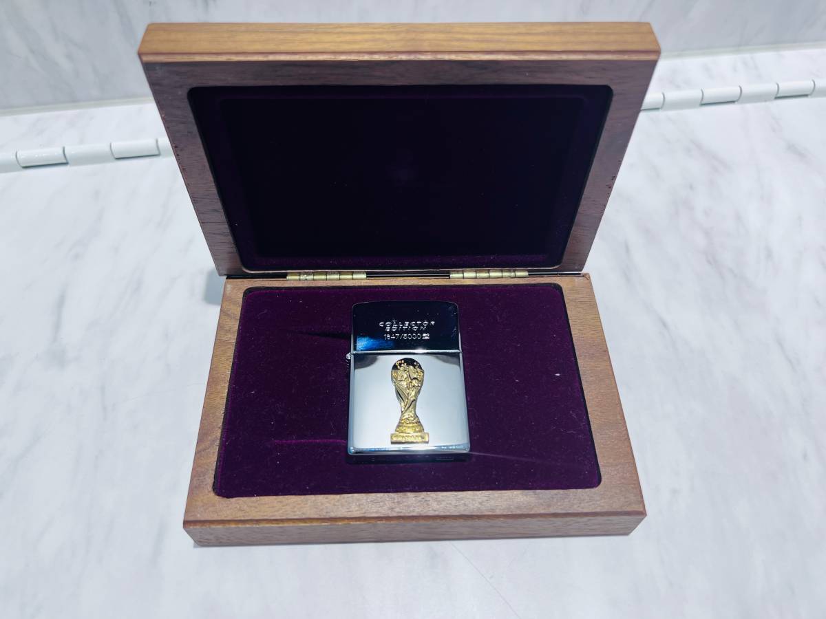 S4668 美品 ZIPPO FIFAワールドカップ フランス98★ジッポ ジッポー FRANCE オイルライター lighter 喫煙具_画像1