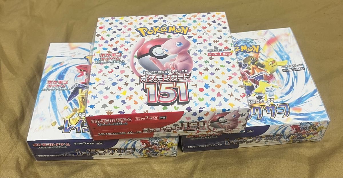 151 レイジングサーフ box シュリンク付き ポケカ ポケモン|PayPayフリマ