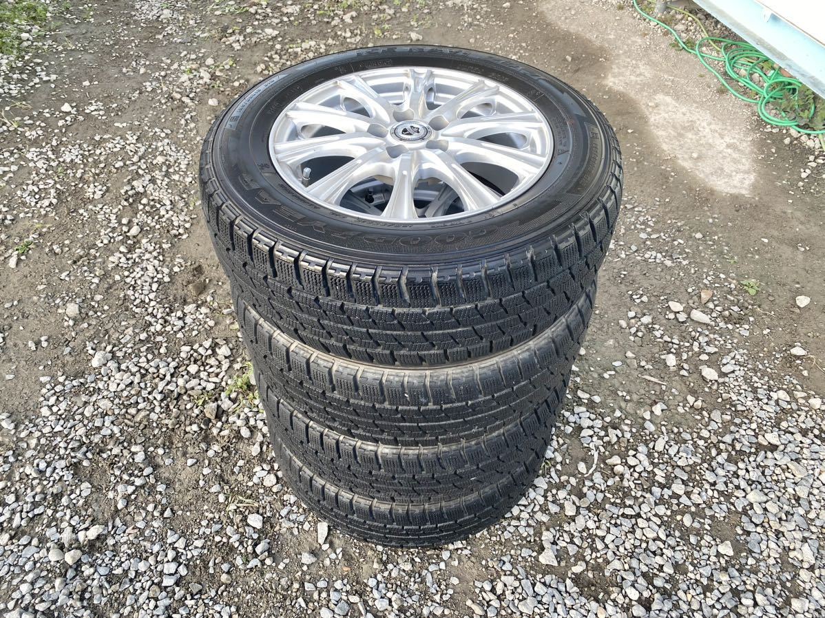 195/65R15 スタッドレスタイヤ　グッドイヤー　ICE NAVI ZEA2 91Q 5穴 PCD114.3 6J 直接のお引き渡し可能です_画像10