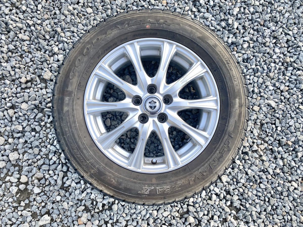 195/65R15 スタッドレスタイヤ　グッドイヤー　ICE NAVI ZEA2 91Q 5穴 PCD114.3 6J 直接のお引き渡し可能です_画像8