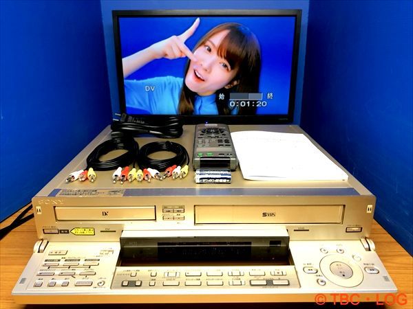 動作保証】☆SONY miniDV/DV S-VHS ビデオカセットレコーダー WV-DR9