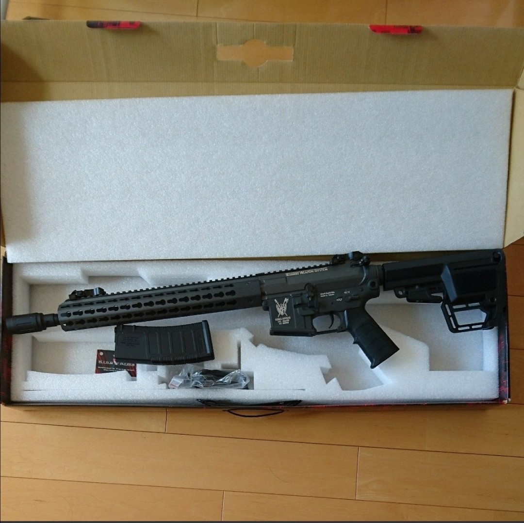 King Arms TWS M4 KeyMod Carbine KA-AG-199-GY 電動ガン