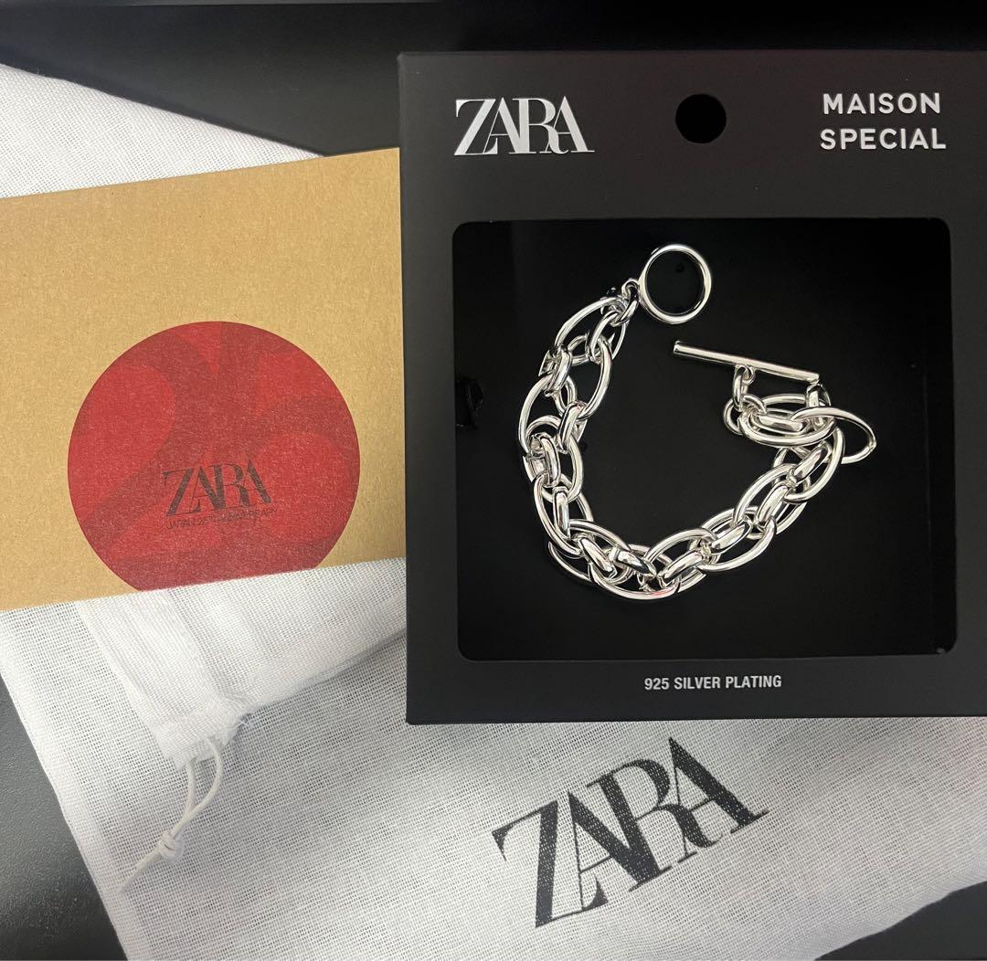 送料無料・完売品 ZARA × MAISON SPECIAL ダブルリンクブレスレット