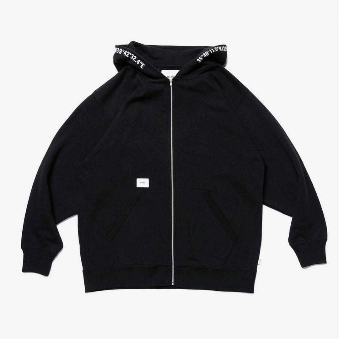 WTAPS X3 0 / ZIP HOODY / CTPL / BLACK ダブルタップス 222ATDT WTAPS X3 0 / ZIP HOODY / CTPL / BLACK ダブルタップス 222ATDT