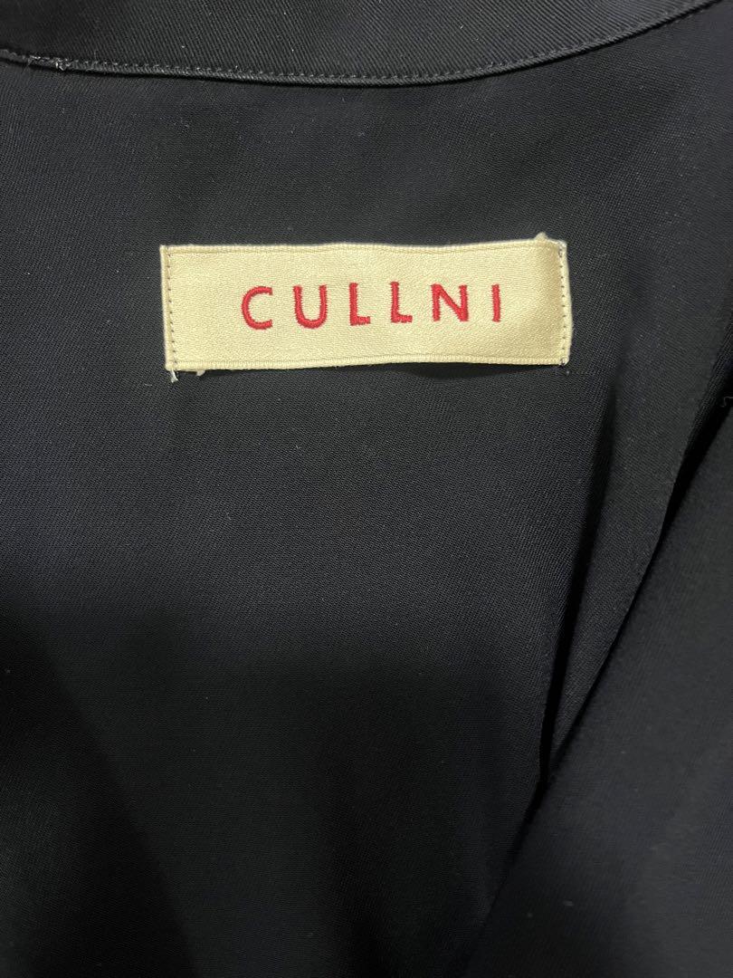 【送料無料・完売品】CULLNI（クルニ）　アシンメトリーラペルサマージャケット　Lサイズ　シャツジャケット　タイロッケンジャケット_画像4