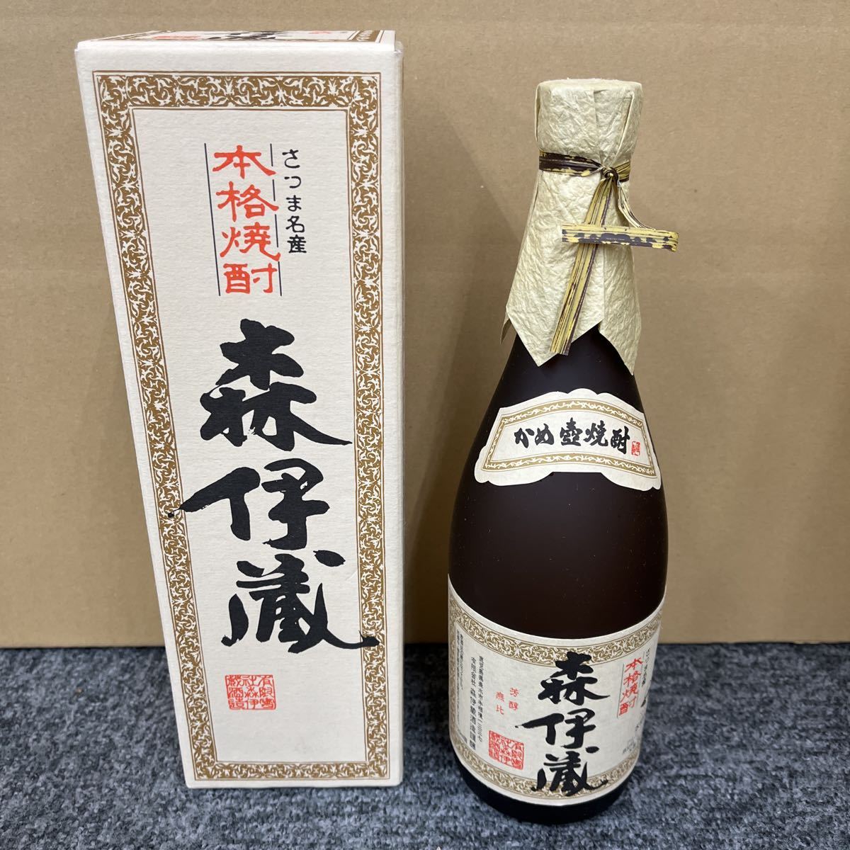 54.☆未開栓☆ 森伊蔵 720ml 25度 森伊蔵酒造謹醸 本格焼酎 かめ壺焼酎