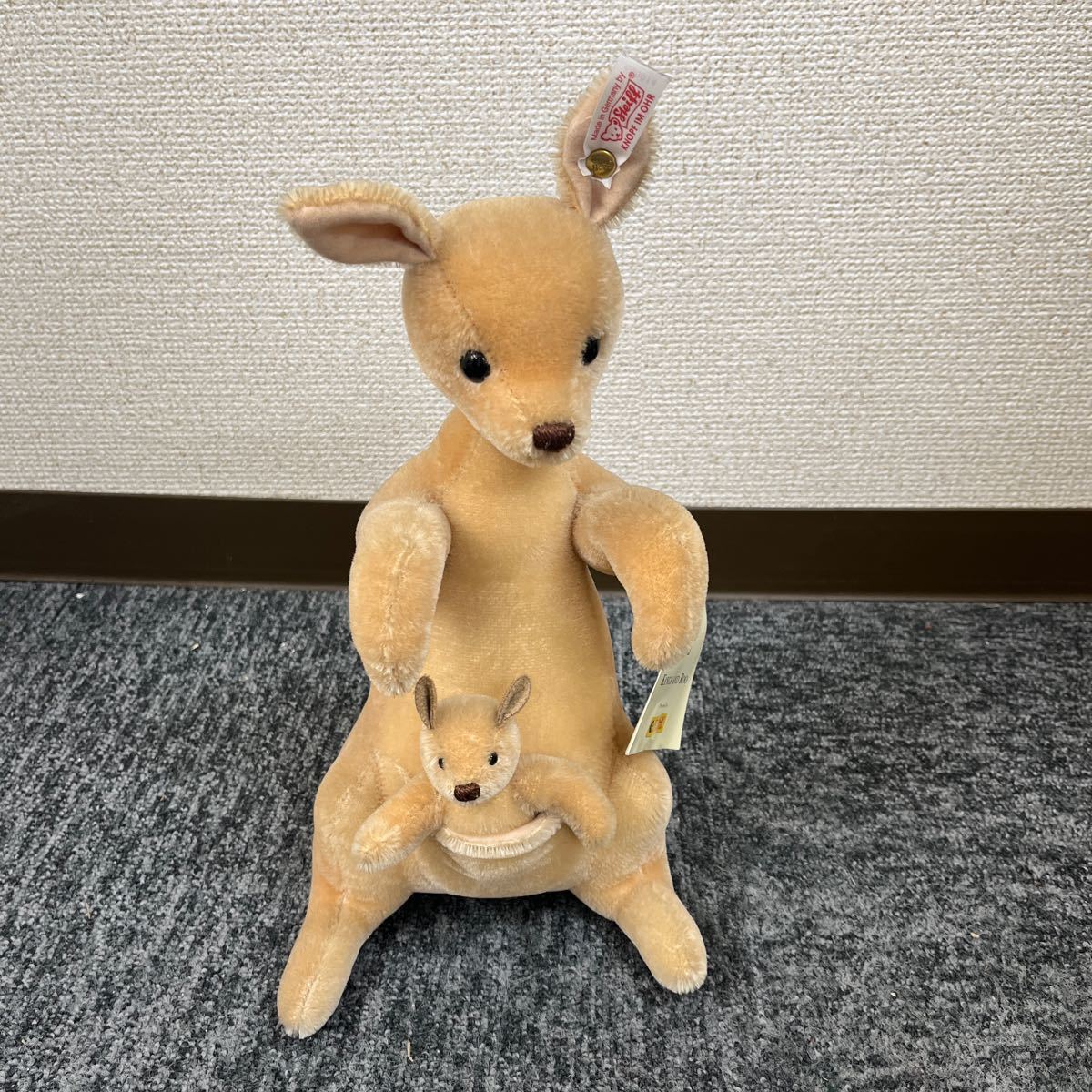 Steiff カンガルー KANGA AND ROO/CLASSIC POOH ぬいぐるみ_画像1