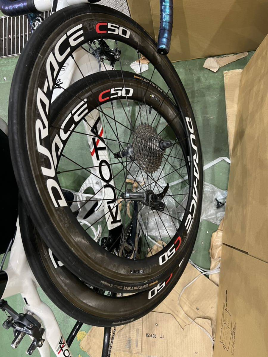 ◆《DD》KUOTA KHARMA DURA-ACE C50 conlinetal SPRINTER 折りたたみ自転車 マウンテンバイク ロードバイク 自転車_画像8