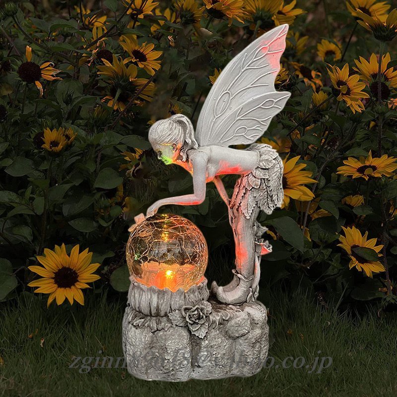  Fairy of Flower. colorful garden light ornament ornament art stylish lovely gardening garden interior present gift 