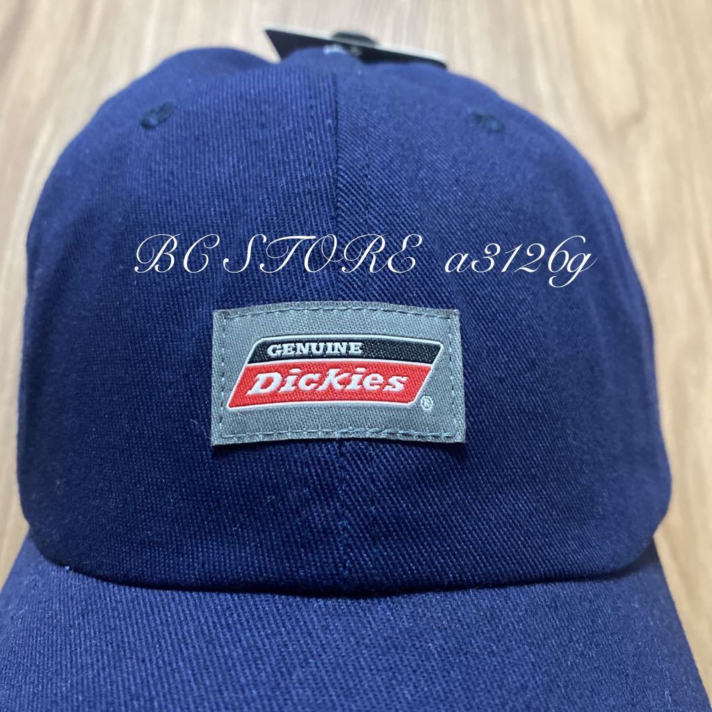 新品 DICKIES 6パネルキャップ NAVYフリーサイズ ディッキーズ キャップ 帽子 ユニセックス_画像3