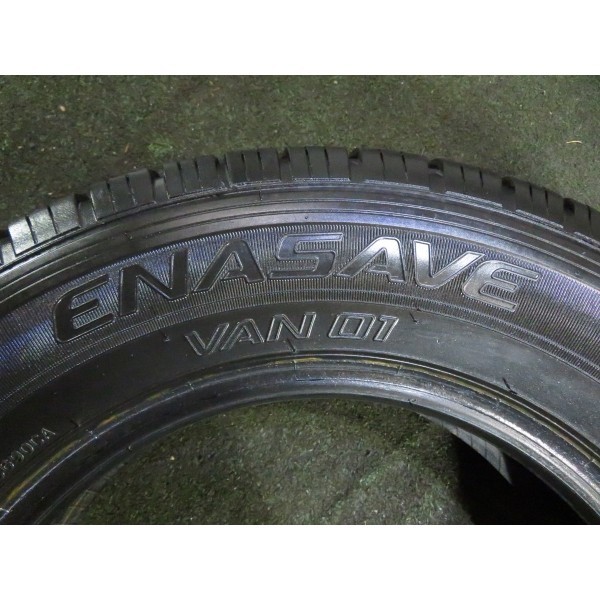 2021年製 7～9分山 DUNLOP ENASAVE VAN01 165R14 6PR LT 4本/札幌市手渡し可/中古オンロードタイヤ(夏タイヤ)サクシード C2_77_画像8