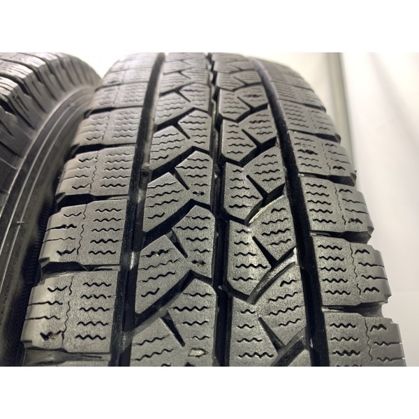 2021年製 7～8分山 ブリヂストン BLIZZAK VL1 155/80R14 88/86N LT 4本/札幌市手渡し可/中古スタッドレスタイヤ(冬タイヤ) A3_62_画像5