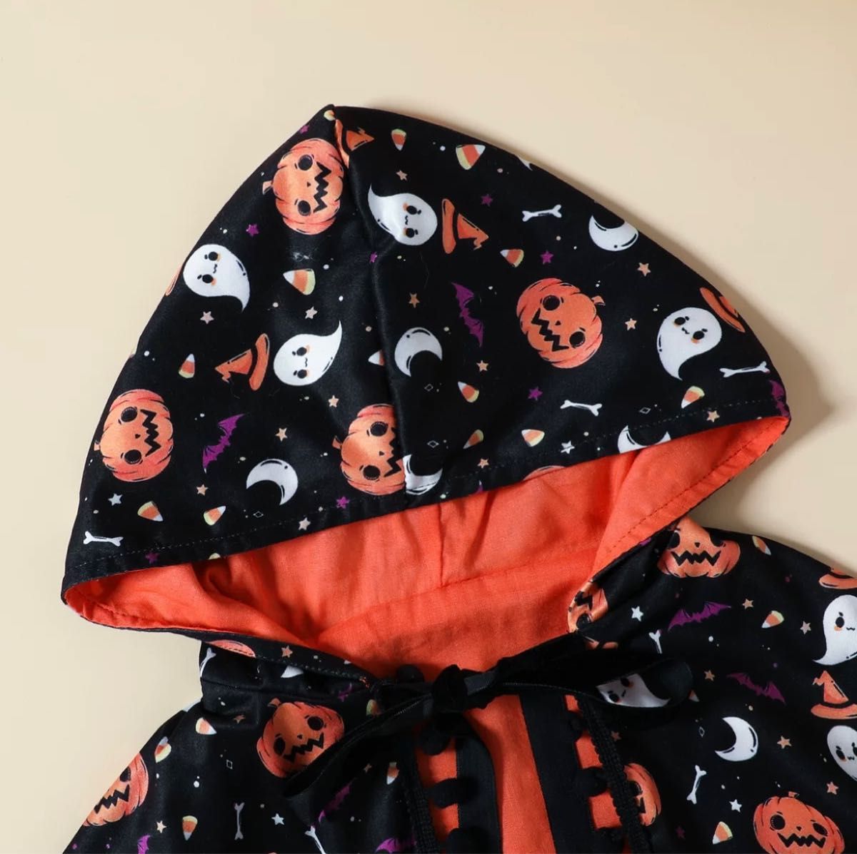 【100センチ】ハロウィン かぼちゃ ワンピース 子供服 コスプレ 仮装 キッズ 発表会 衣装