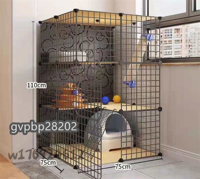  very popular * large cat for cage wide door 4 step cage large folding cat cage cat breeding set cat cage large cat house 4 floor layer 