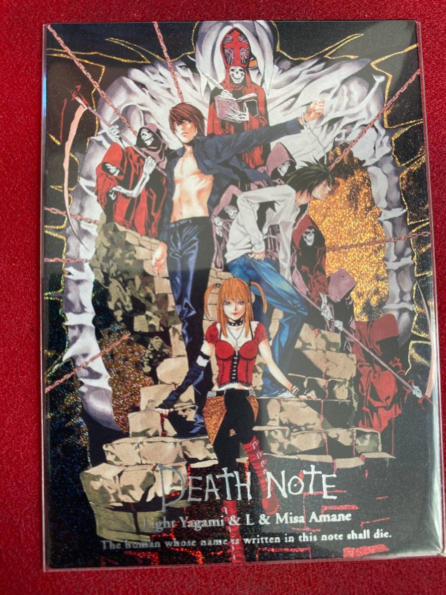 デスノートdeath noteトレーディングカード 02レア夜神月+L+ミサ