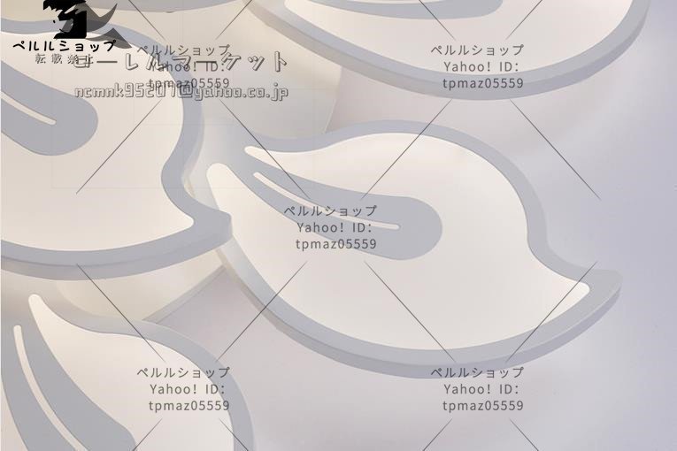 極美品シーリングライト シャンデリア リモコン LED ペンダントライ トランプ 天井照明 器具シャンデリア花 調光可能 サイズ:15灯 ホワイト_画像6