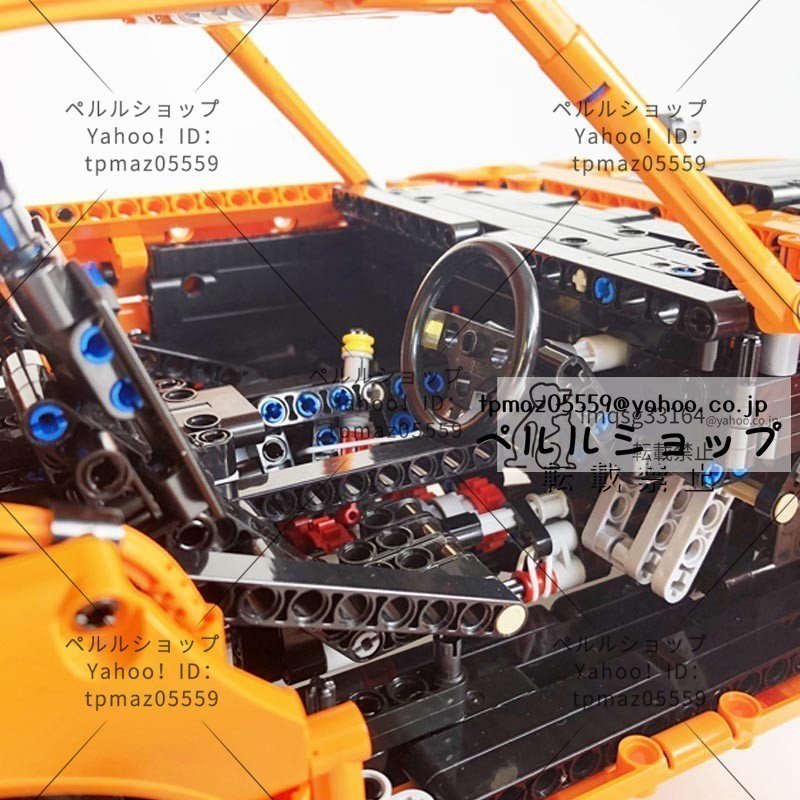 LEGO互換 クラシック フェアレディZ 240Z 2072ピース_画像7