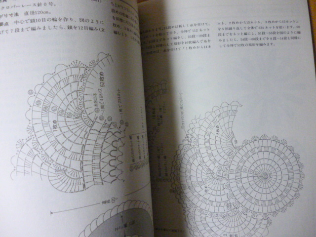 美しいかぎ針編　　透かし模様のブラウス　　日本ヴォーグ社　　レース編のインテリア　　レース編み　　かぎ針_画像8