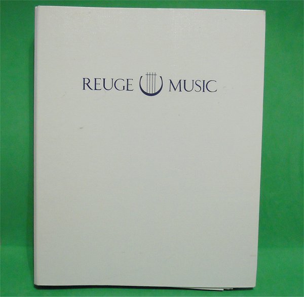 保障できる】 リュージュ(REUGE) MUSIC」のカタログ 古本 「REUGE