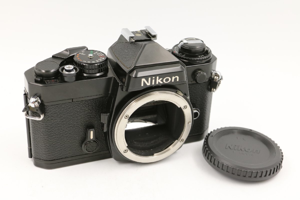 《動作保証》 Nikon ニコン FE ブラック 35mm フィルム 一眼レフ カメラ ボディ