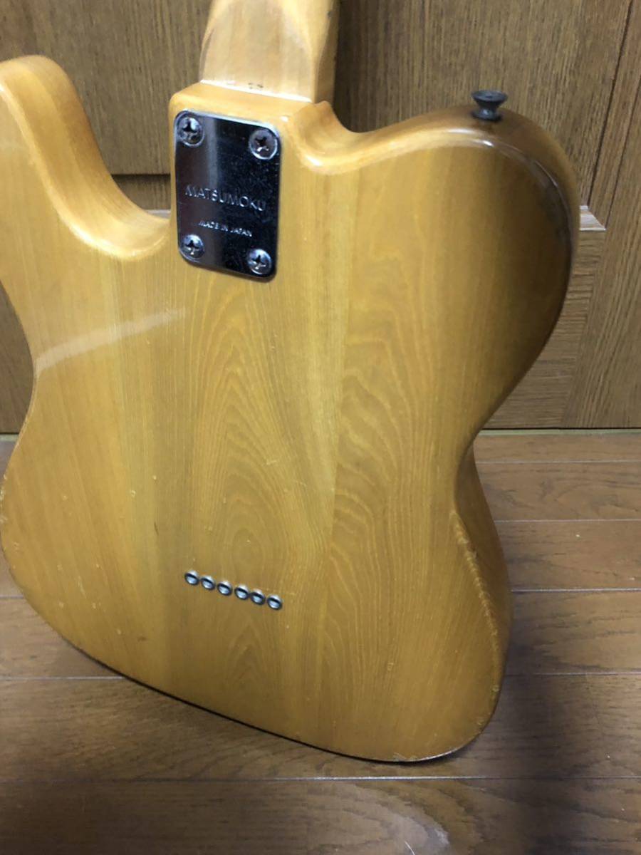 【1円スタート ジャンク】GRECO telecaster thinline グレコ テレキャスター シンライン マツモク ジャパンビンテージ アッシュ セン_画像3