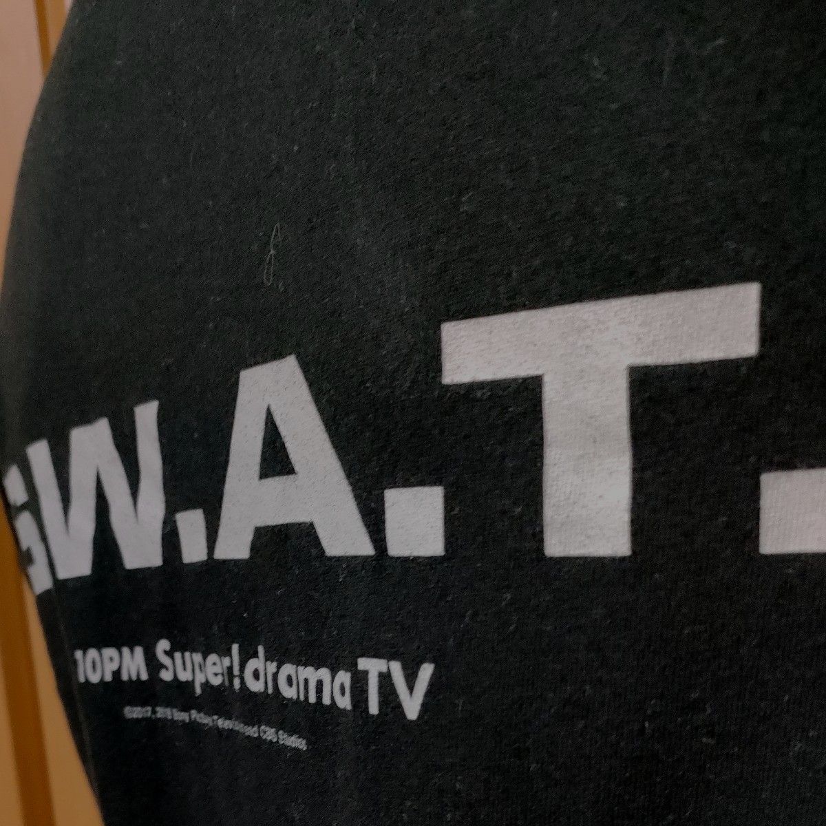 S.W.A.T.半袖ＴシャツM　黒　スーパードラマTV／海外ドラマ専門チャンネル　Super!drama TVスワット　