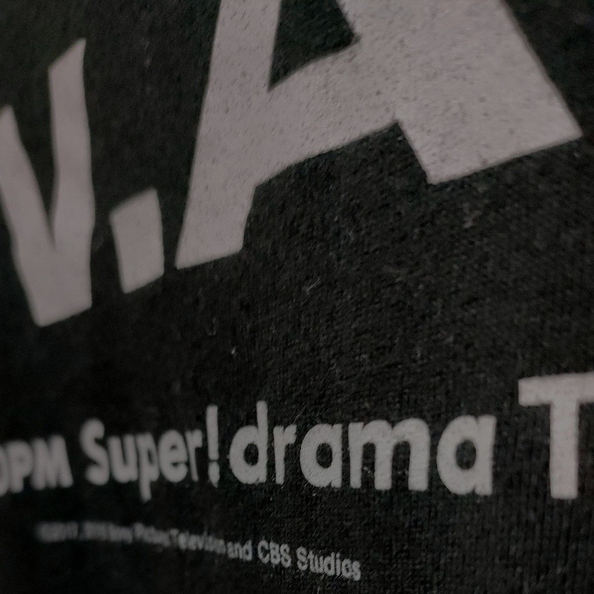 S.W.A.T.半袖ＴシャツM　黒　スーパードラマTV／海外ドラマ専門チャンネル　Super!drama TVスワット　