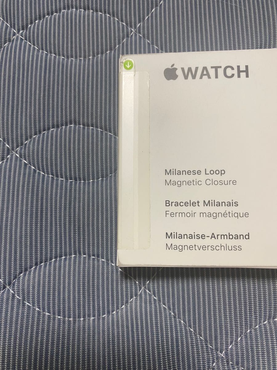 【未開封】Apple Watch 44mm用 スペースブラックミラネーゼループ