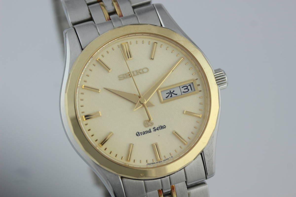 即納&大特価】 グランドセイコー SEIKO SBGT014 不動品 18KT/SS 9F83